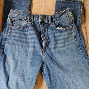 Joe's high rise straight leg jeans